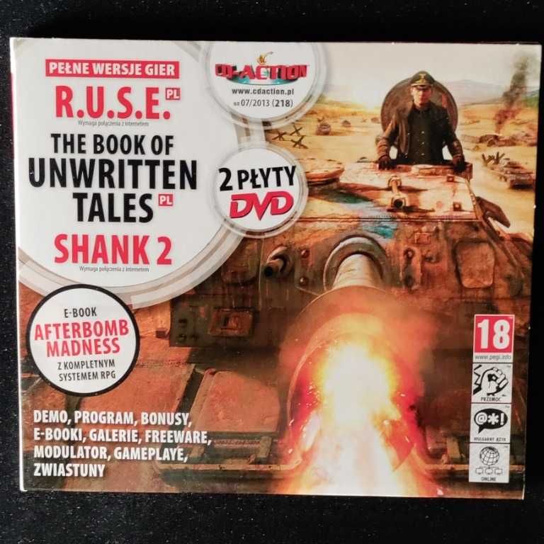 CD Action - R.U.S.E. , Shank 2, The Book of Unwritten Tales