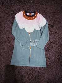 M&S Трикотажное платье на девочку 5-6лет