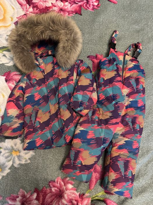 Зимовий костюм курточка і напів комбінезон  Teplee net 92-98 2-3 роки