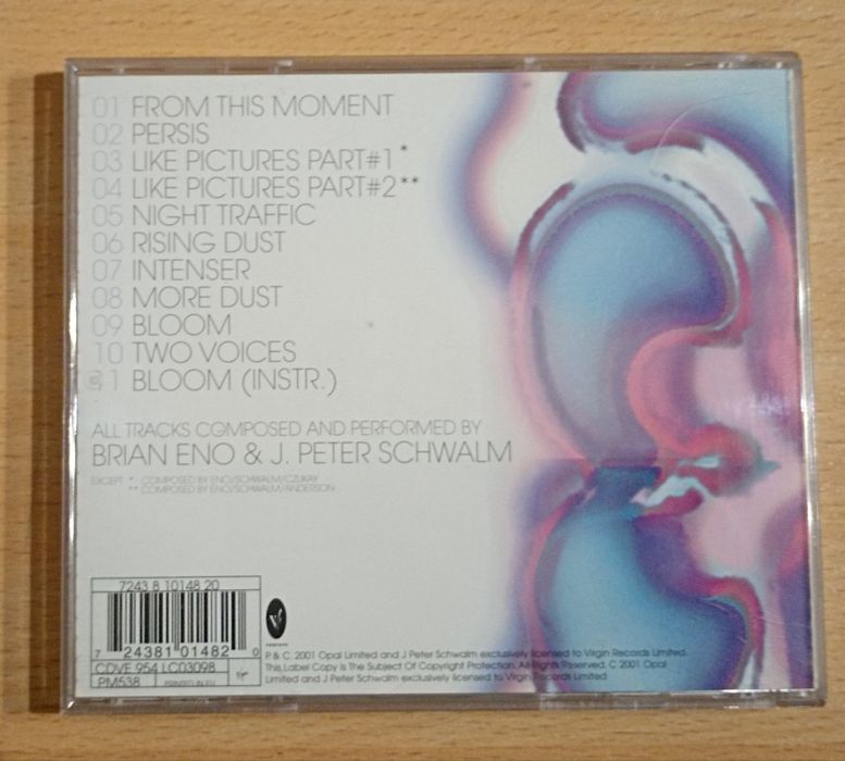Brian Eno & J.Peter Schwalm - Drawn From Life  CD