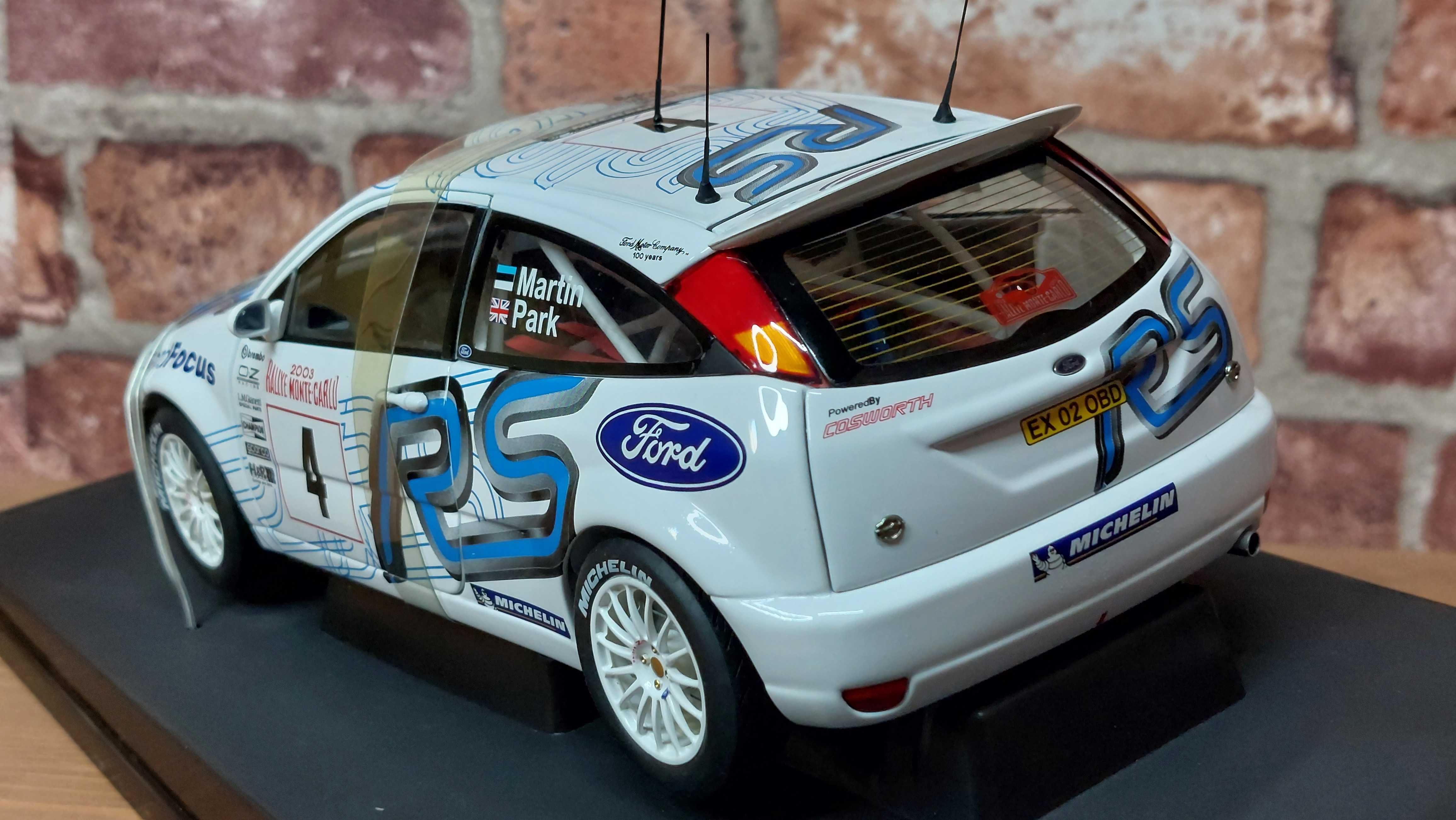 Ford Focus WRC Autoart 2003 Monte Carlo 1:18