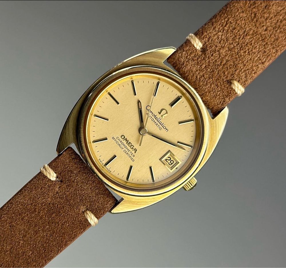 Zegarek Omega Constellation C-Shaped Cal. 1011 Goldcap