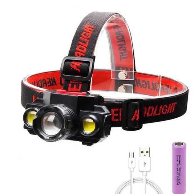 Налобный фонарик светильник Bailong КХ-1805 аккумуляторный, есть опт