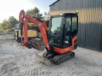 Kubota kx015-4 sprowadzona 2580mtg minikoparka JCB Cat Volvo 2017r