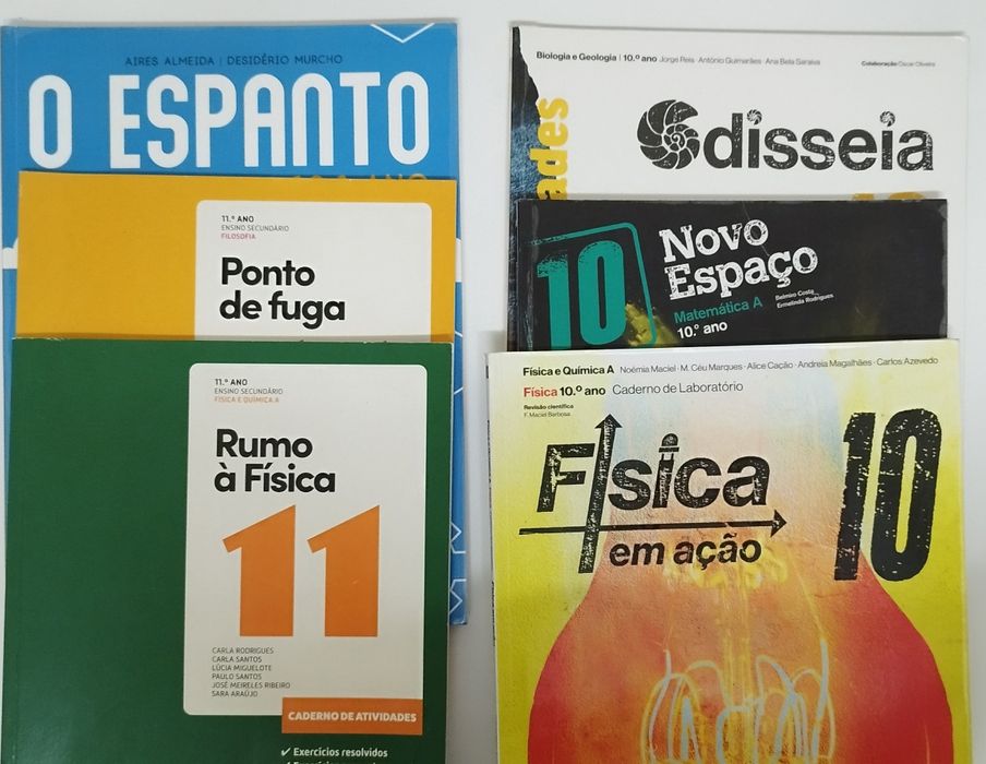 Cadernos de atividades 10. Ano e 11. Ano