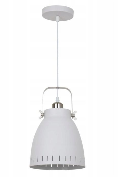 Lampa sufitowa loft biała