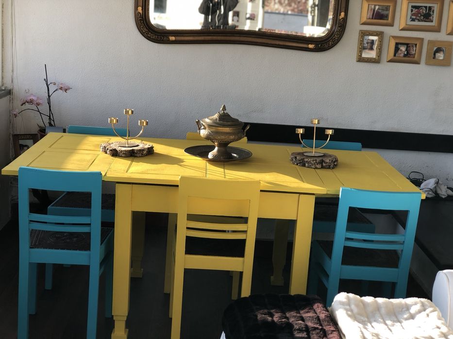 Mesa de jantar com 6 cadeiras