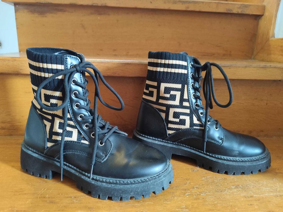 Bota estilo Militar Tamanho 37