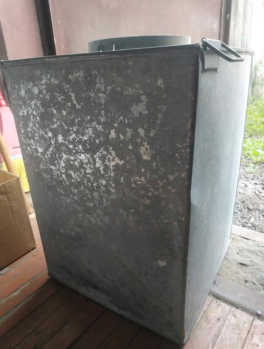 Бак оцинкованный 100л с герметичной крышкой