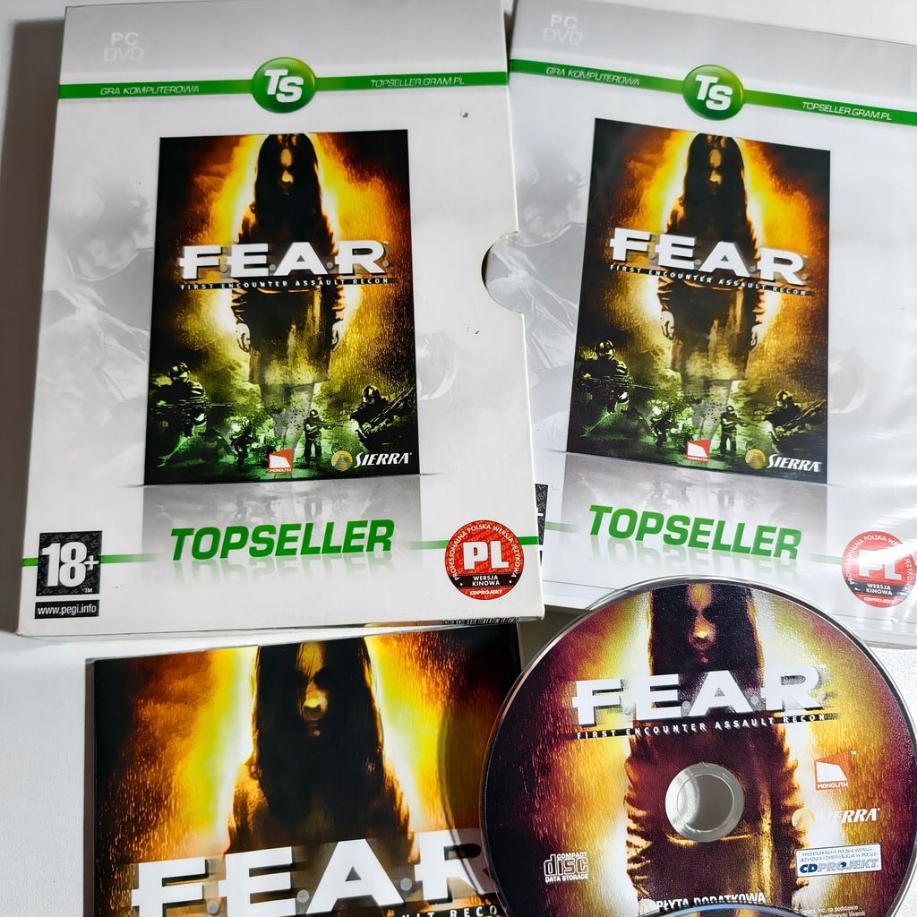 GRA PC - FEAR 1 - F.E.A.R Polskie wydanie pudełkowe
