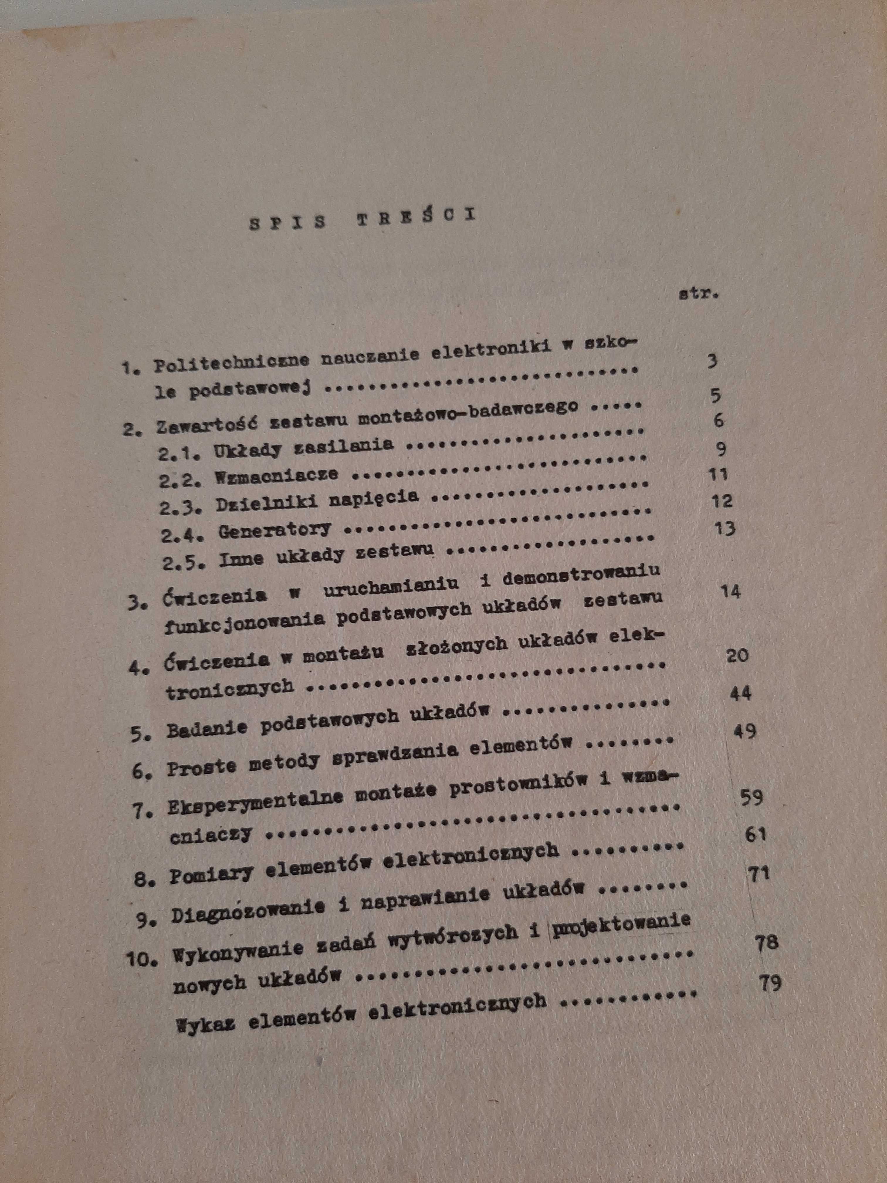 Podstawy elektroniki. Ćwiczenia praktyczne z elektroniki