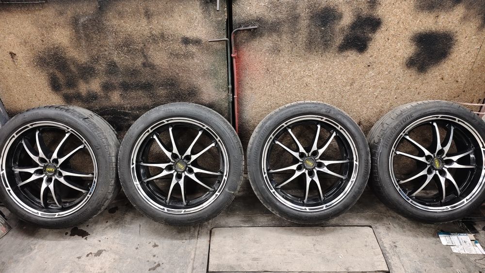 Диски Dotz r18 5 112 J8 Et28.З резиною bridgestone turanza T005 225 45