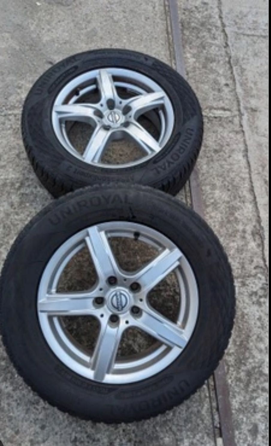Alufelgi R165x114.3 Nissan Quasqai Juke wraz z oponami wielosezon