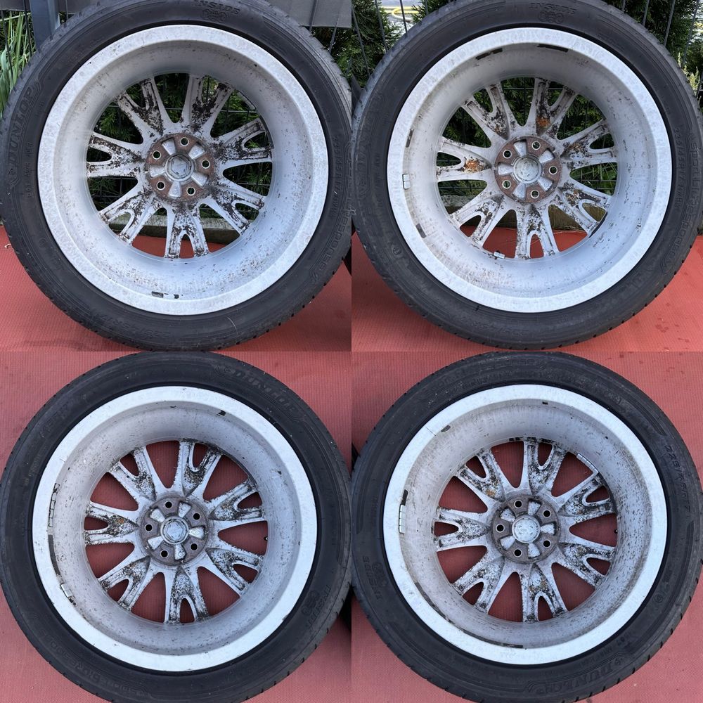 Oryginalne alufelgi 17 Renault z czujnikami ciśnienia 7x17 5x108 wysył