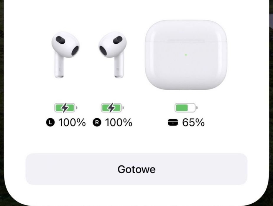 Air Pods 3 2024 na gwarancji dowod zakupu