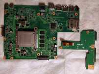 ASUS X540Y - płyta główna + płyta kontrolera I/O SATA - uszkodzona