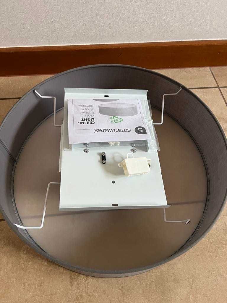 Smartwares Lampa Sufitowa, Metal, E14, 40 W, Szara, 40 cm Ø NOWA