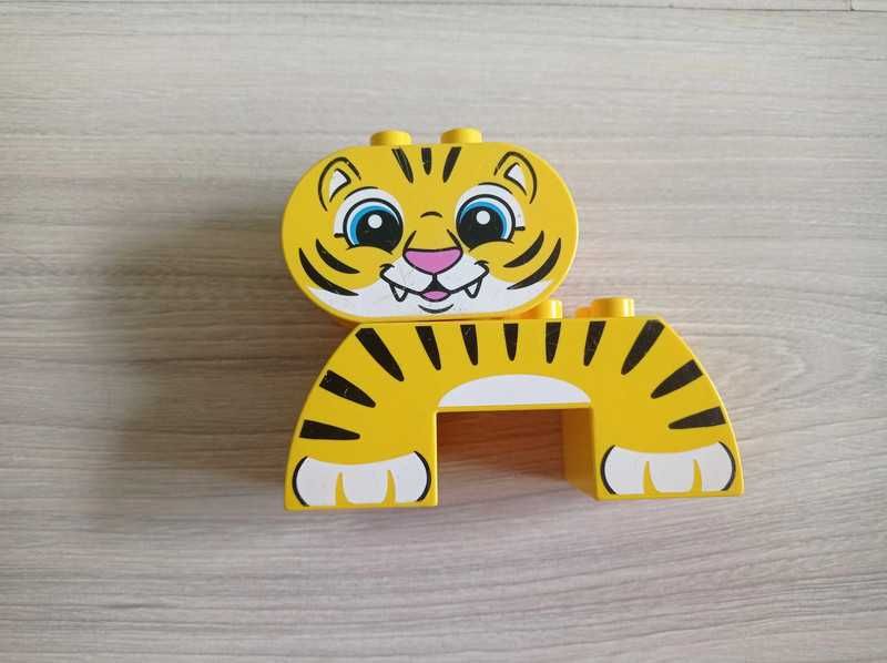 Lego Duplo zwierzęta - żółty tygrys