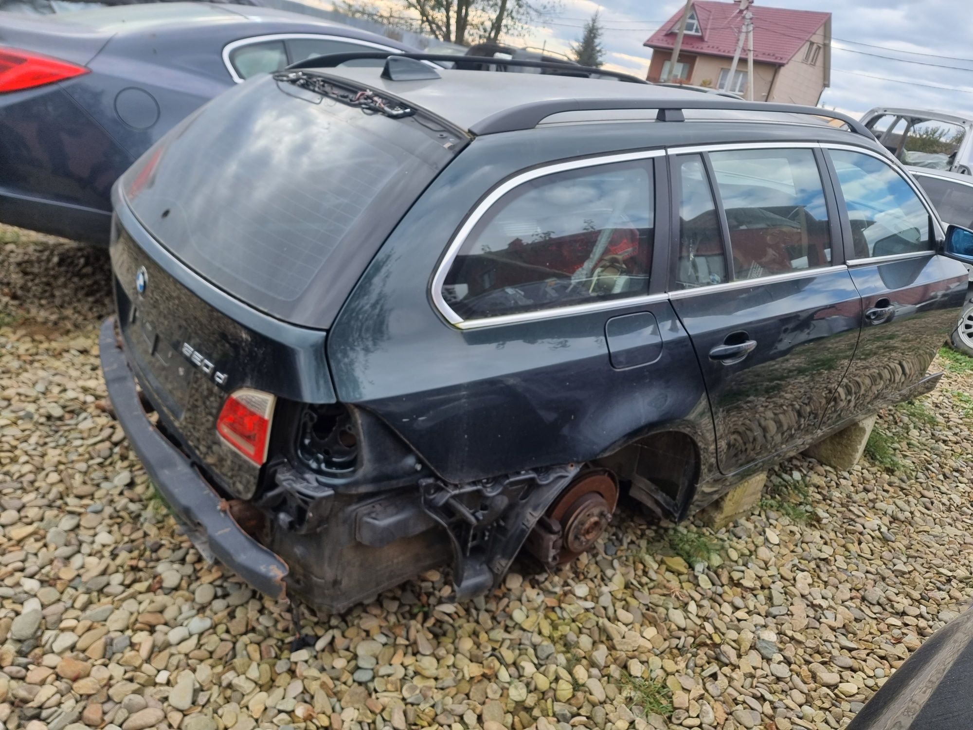 Ляда БМВ Е61 Кришка Багажника Скло BMW E61 Розборка Шрот Запчастини