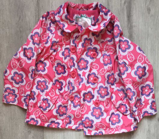 Курточка, ветровка с карманами розовая  Mothercare, 6-7 лет, 122 см