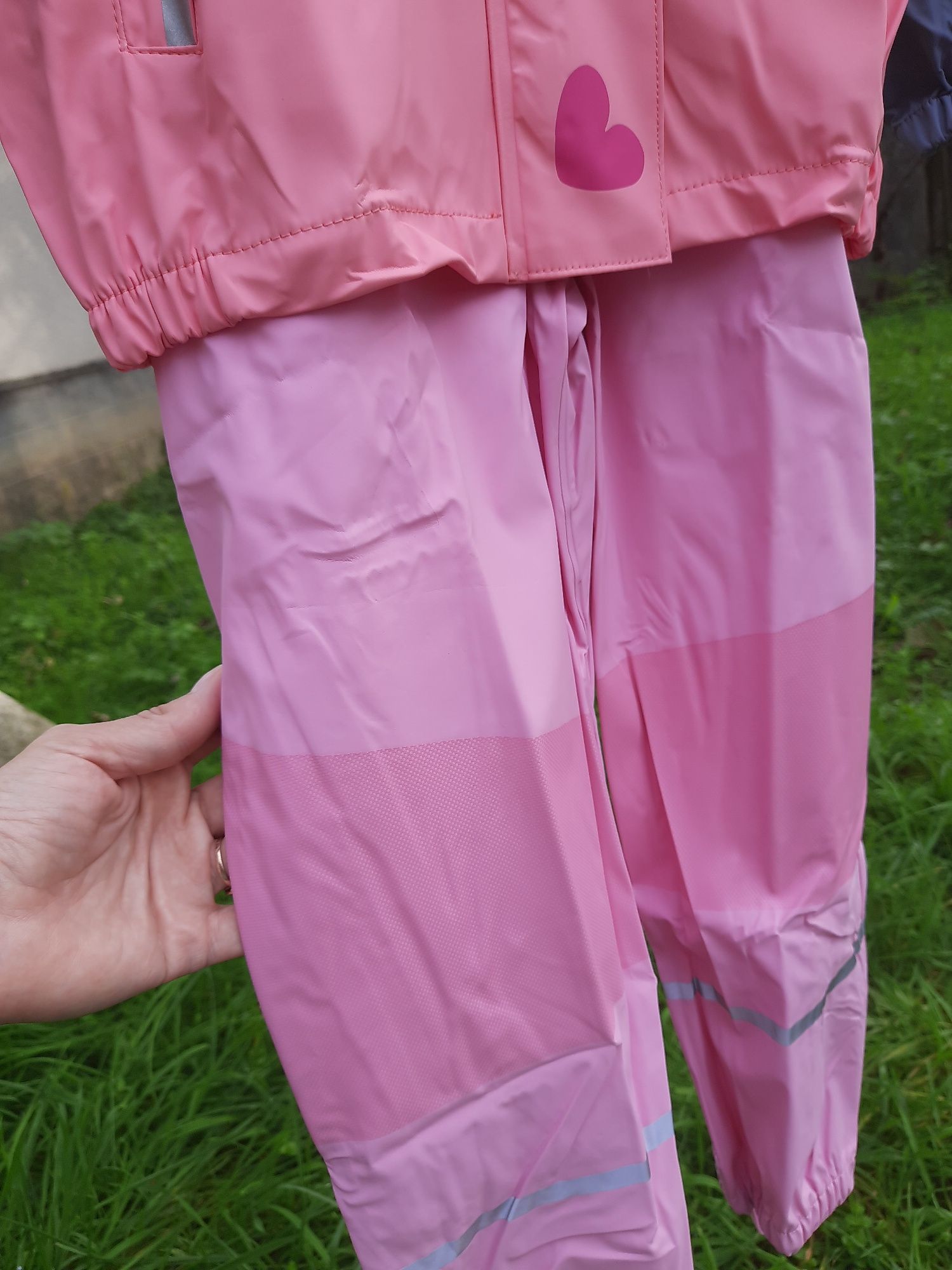 Непромокаемые штаны полукомбинезон грязепруф Lupilu