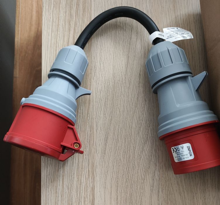 Zestaw 3 adapterów przejściówek do zasilaczy samochodów elektrycznych