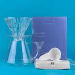 Набір Hario V60 glass 02 (пуровер, сервер для кави, фільтри)