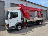 Mercedes-Benz Atego 815 - 27 m - Podnośnik koszowy zwyżka WUMAG WT 270 jak RUTHMANN GSR UDT  27 m WUMAG WT 270 Podnośnik koszowy Zwyżka PALFINGER Ruthmann Multitel