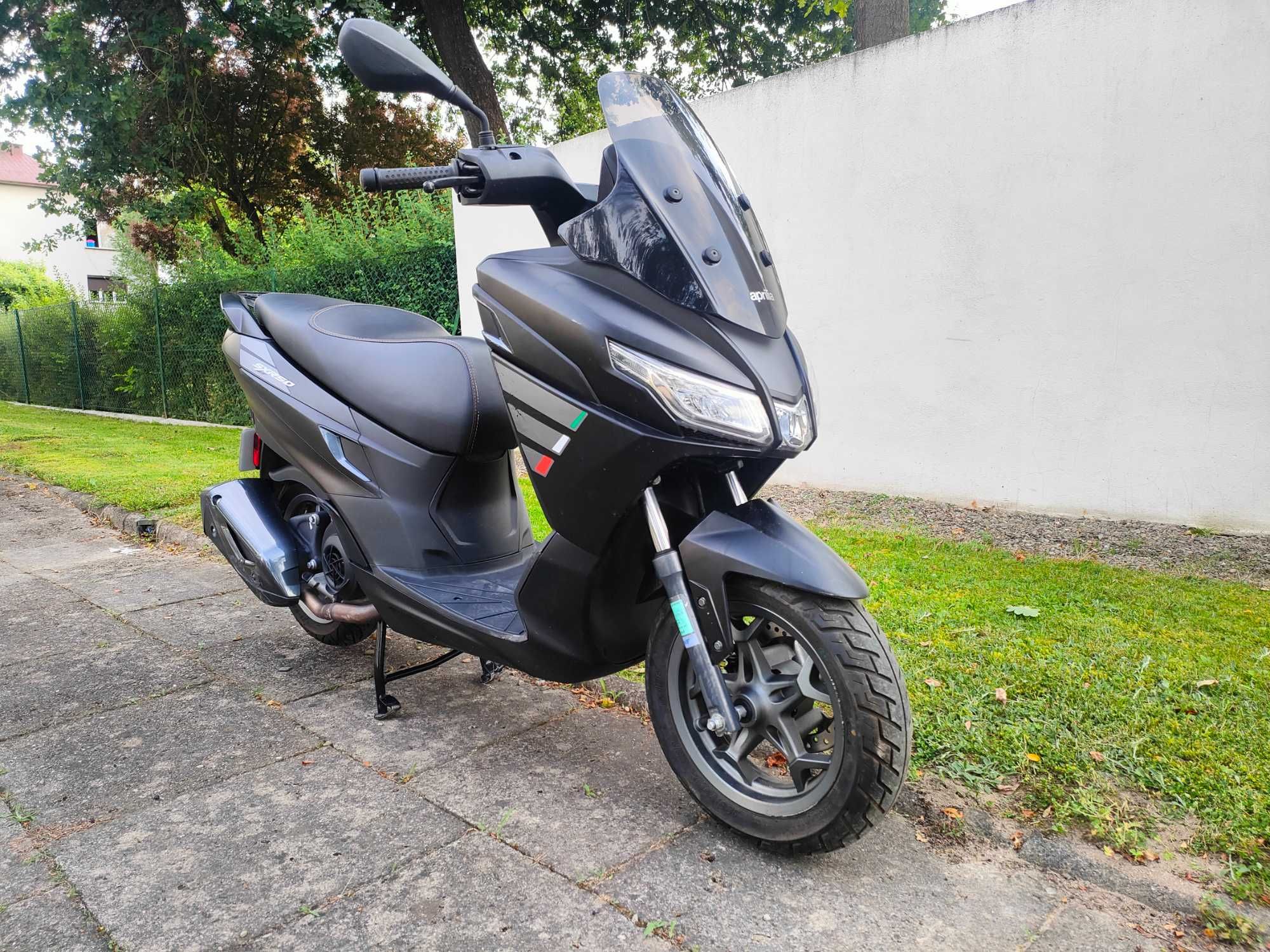 Aprilia SXR 50 SKUTER 2021R 100% Sprawny Niski Przebieg Transport RATY