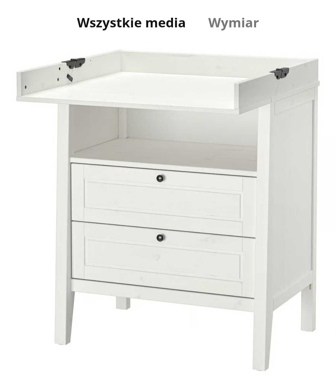 IKEA Sundvik Przewijak Komoda z przewijakiem biała