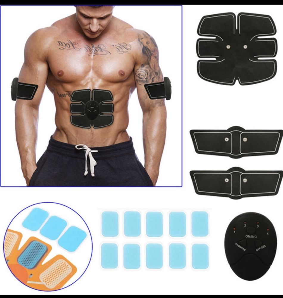 Estimulador abdominal kit six pack