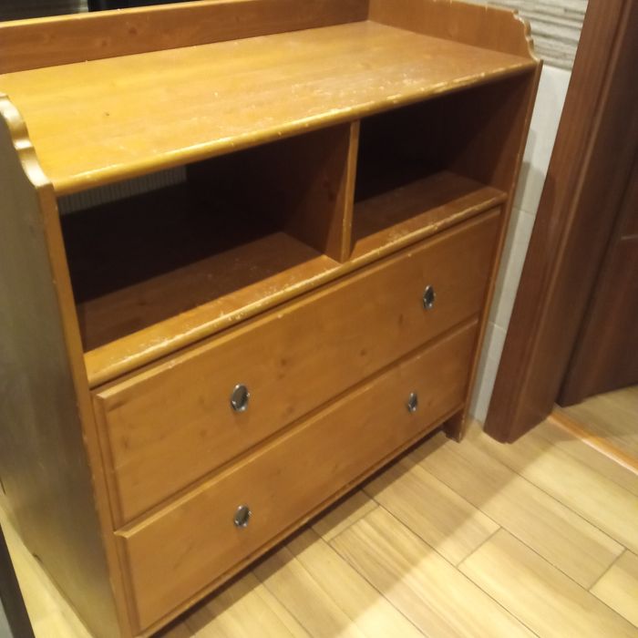 Komoda drewniana Ikea seria Leksvik pod przewijak