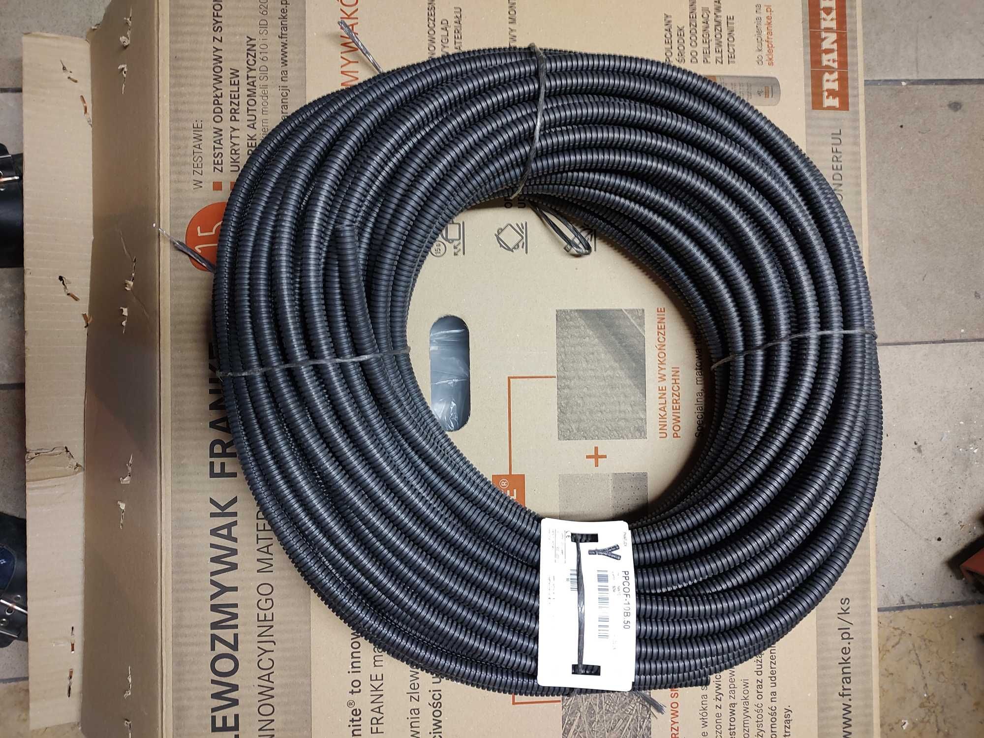 Rurka karbowana, 8.5mm,PPCOF-10B.dwudzielna 50m