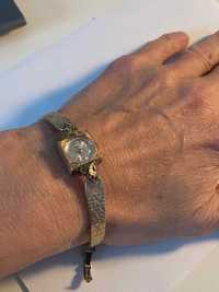 Luksusowy zegarek Damski Swiss Wyler Incaflex 10K Gold