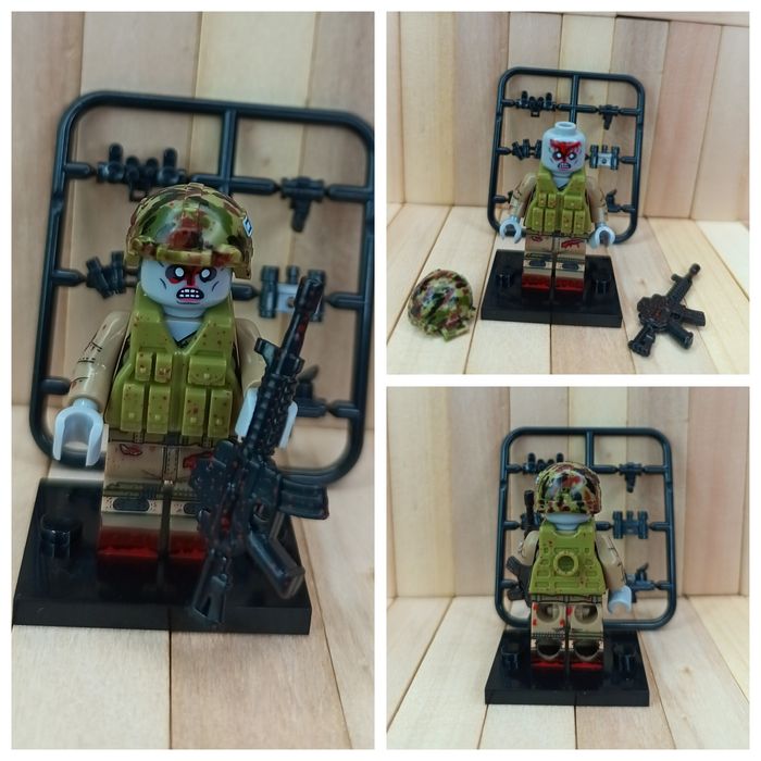 Lego minifigures zombies warior Лего зомби аналог воины зомби
