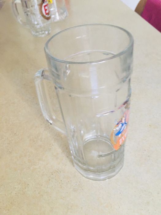 Kufle do piwa, trzy sztuki.