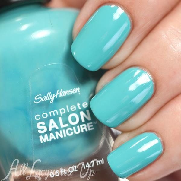 Sally Hansen Lakier Salon Complete Manicure Teesta Turquoise Nr 847