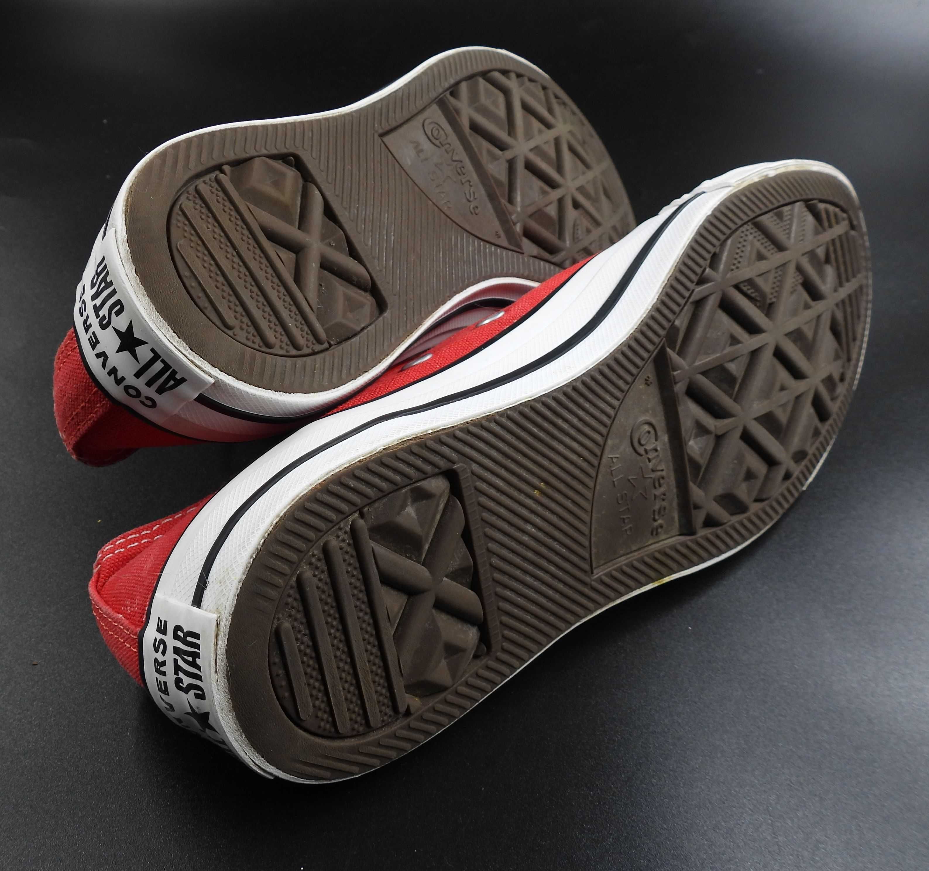 Converse czerwone krótkie trampki 39.5
