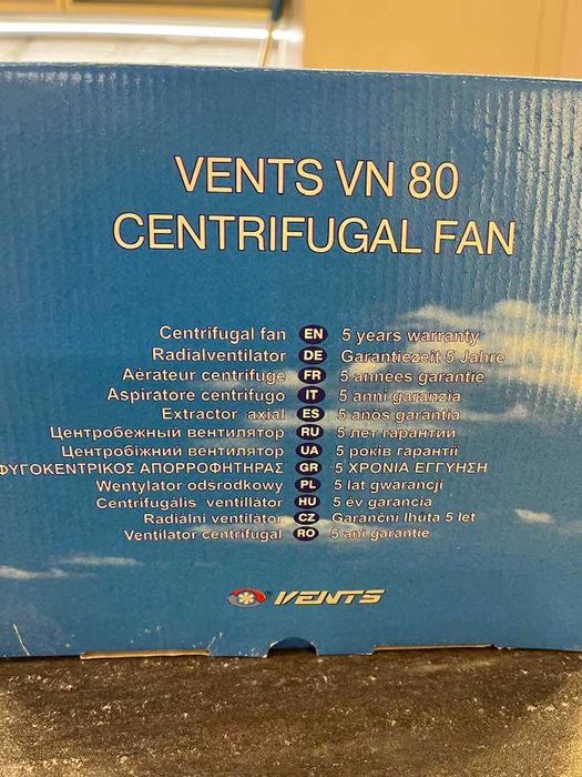 Витяжний вентилятор Вентс ВН 80 новий
