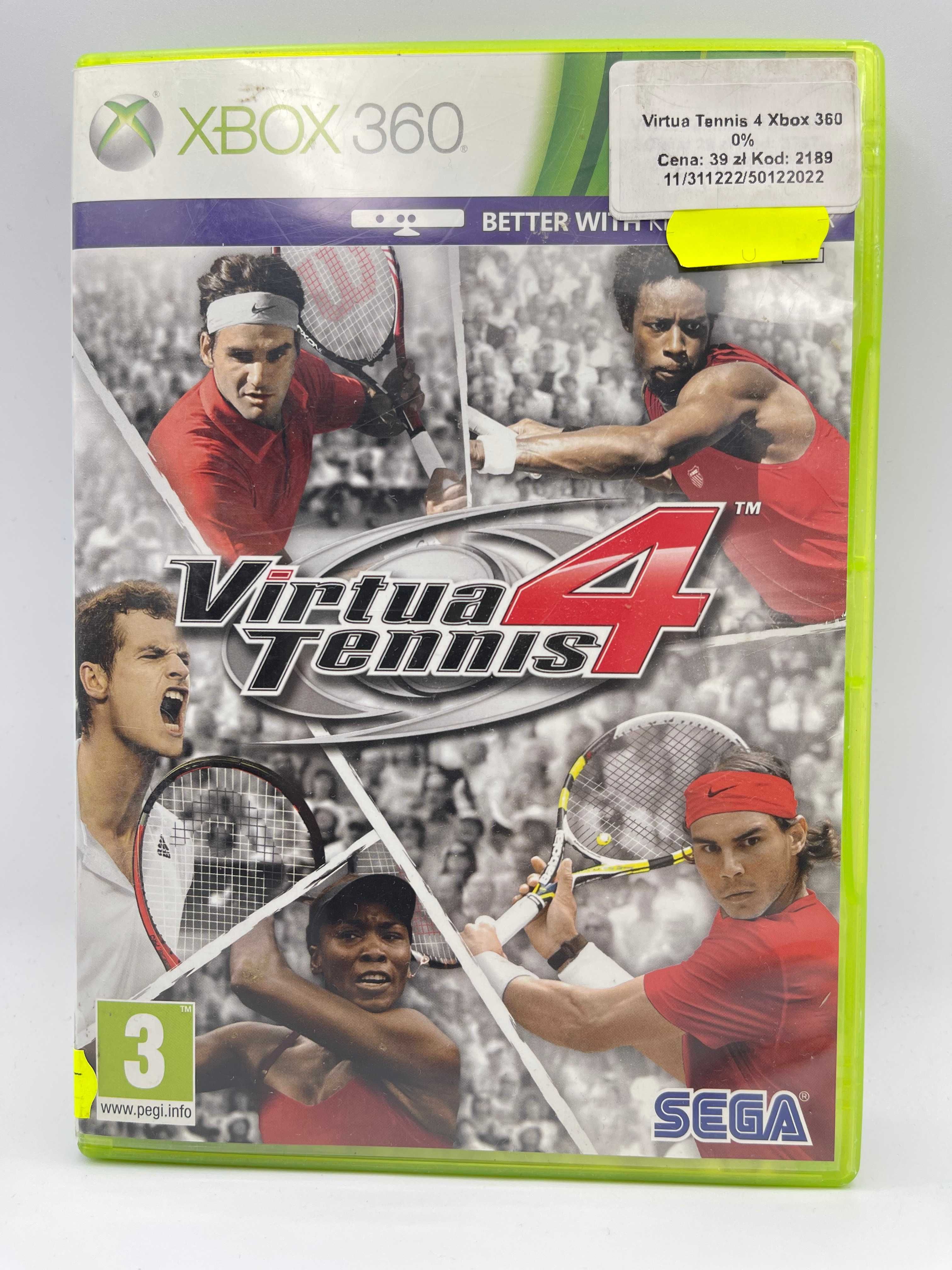 Virtua Tennis 4 Xbox 360