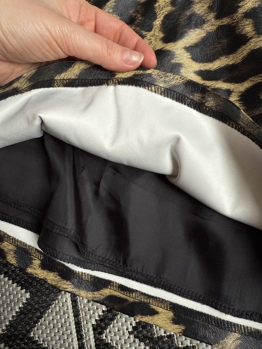 Міні спідниця в леопардовий принт