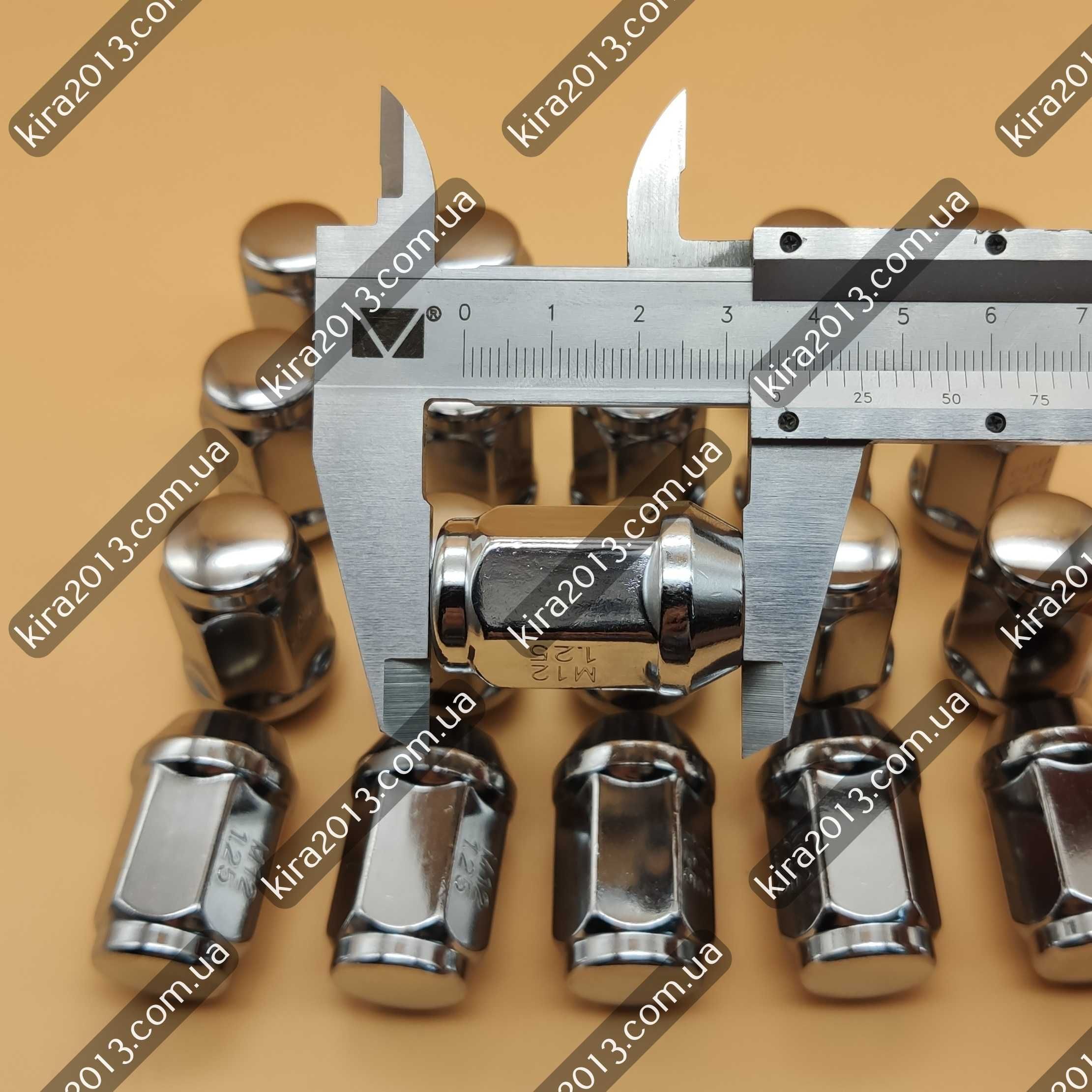 Колесные гайки M12х1.25 ключ 19мм Nissan Suzuki Subaru Ниссан Сузуки