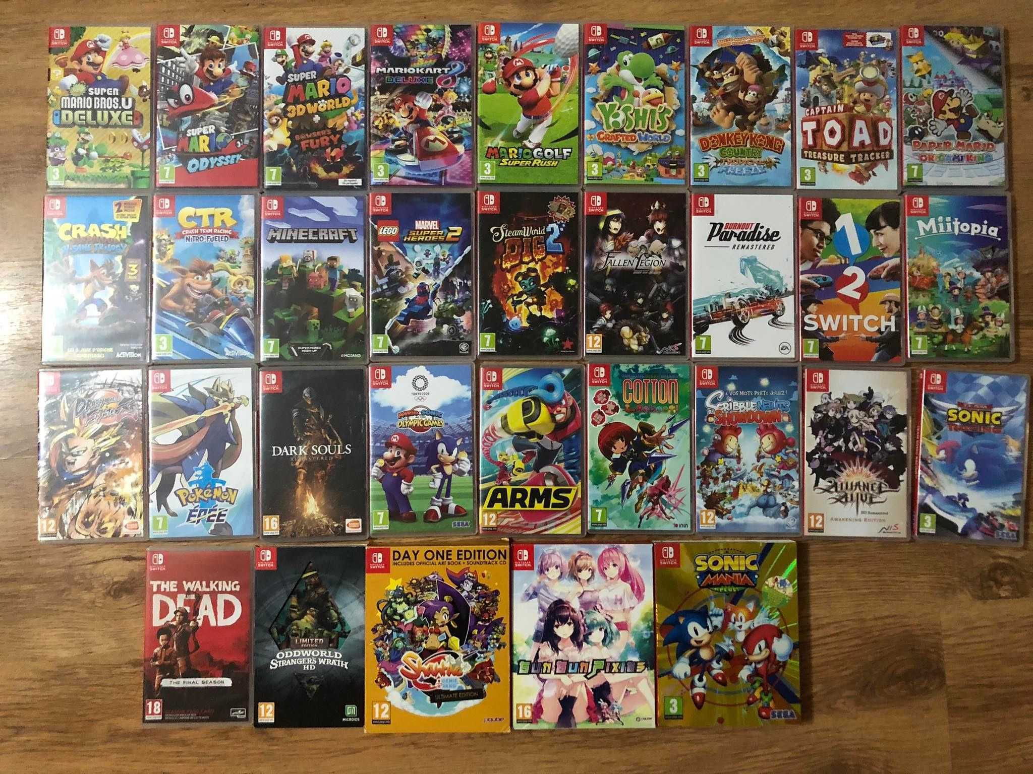 Jogos Nintendo Switch (Zelda Kirby Mario Kart 8 Pokemon OLED Lite)