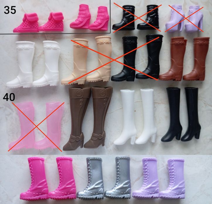 Взуття обувь сапоги для кукол барби