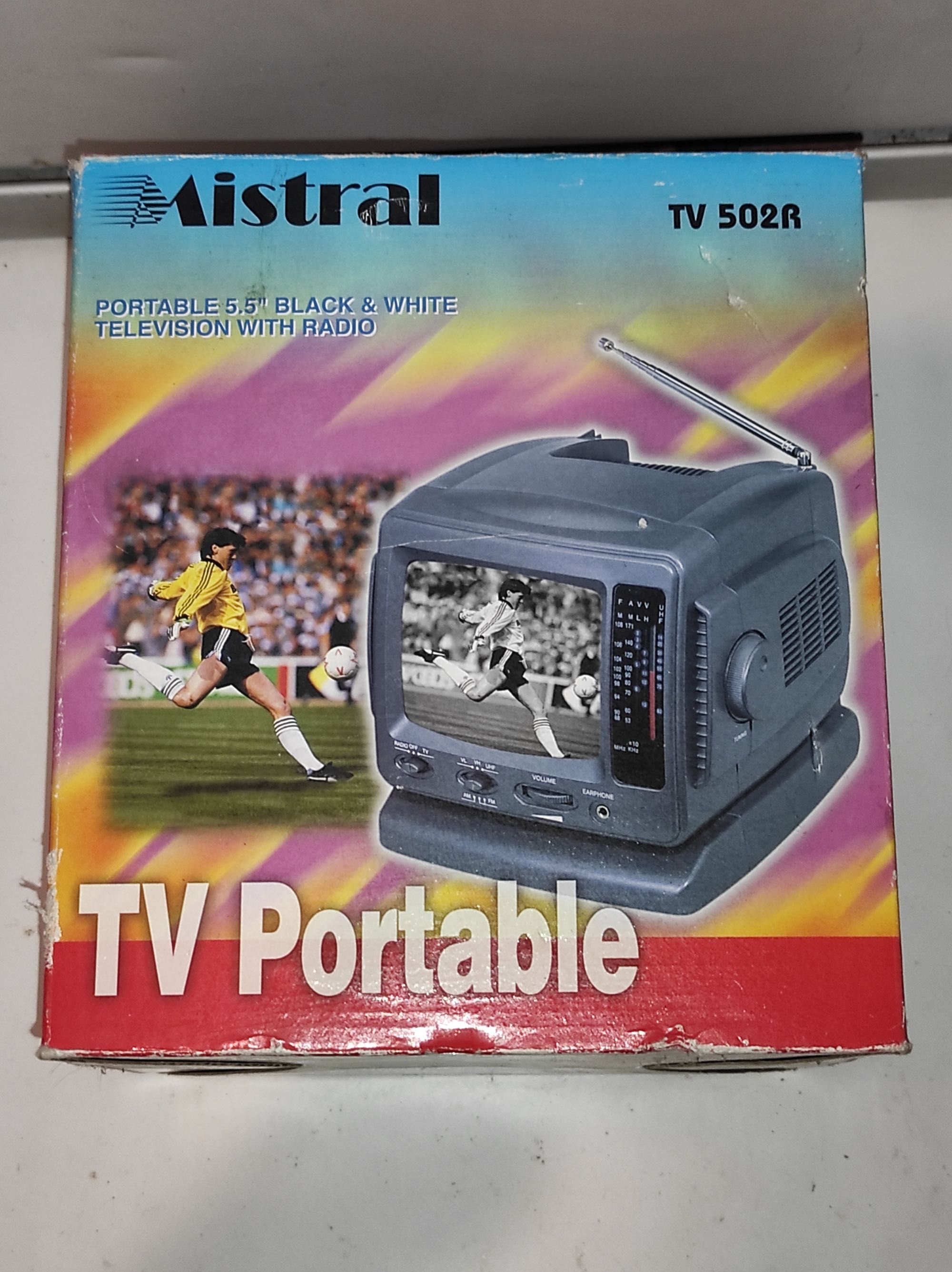 Mały Telewizorek MISTRAL TV Portable - NOWY !