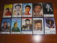 Cassetes K7 de música, originais e gravadas - Lote de várias cassetes