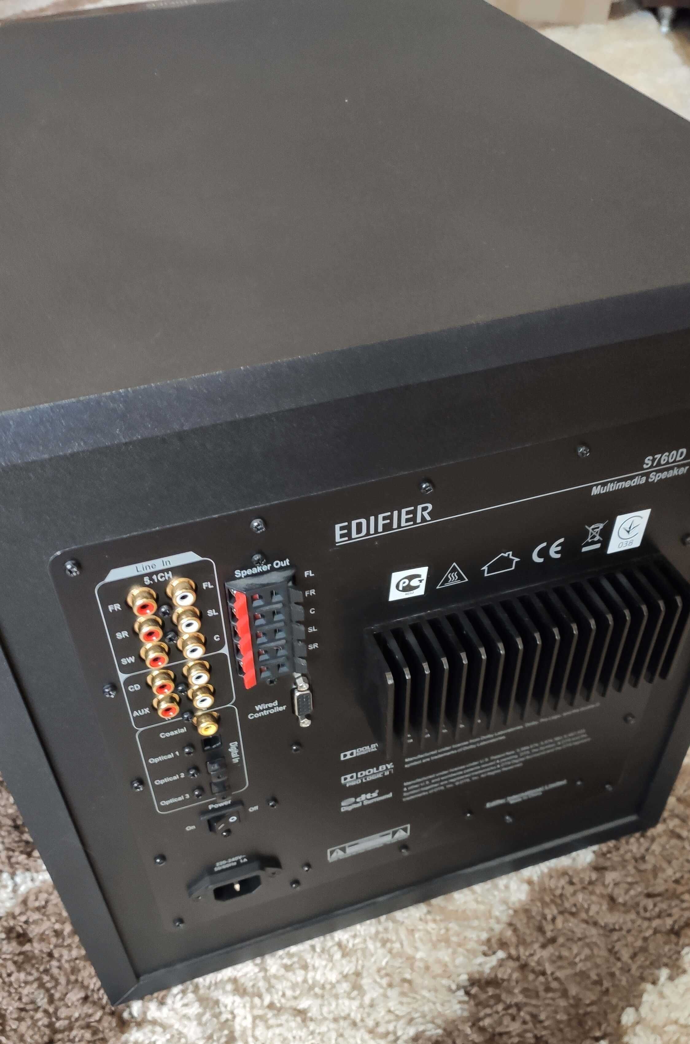 Акустика 540Вт Edifier S760D (система домашній кінотеатр) 5.1