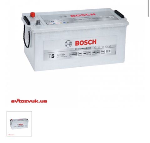 Вантажний акумулятор Bosch 6СТ-225 Аз 0092T50800