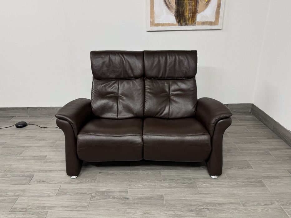 Доставка! Шкіряний диван ! Електро реклайнер ! Бренд Himolla