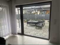 Okno tarasowe, balkonowe orzech 3m